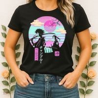 Retro Samurai Chillhop Anime Women's T-Shirt thumb 2