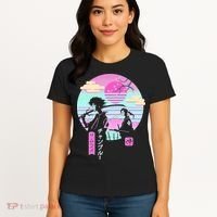 Retro Samurai Chillhop Anime Women's T-Shirt thumb 4