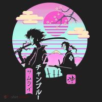 Retro Samurai Chillhop Anime Kids Long Sleeve Plaid Pajama Set thumb 2