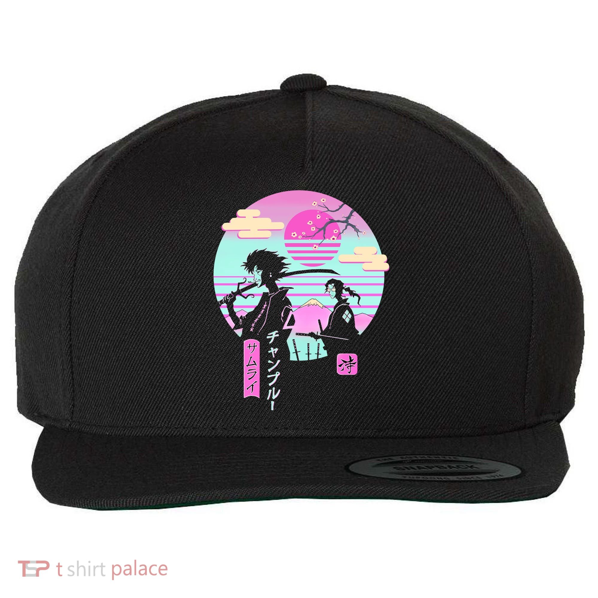 Retro Samurai Chillhop Anime Wool Snapback Cap