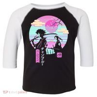 Retro Samurai Chillhop Anime Toddler Fine Jersey T-Shirt thumb 0