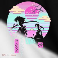 Retro Samurai Chillhop Anime Toddler Fine Jersey T-Shirt thumb 2