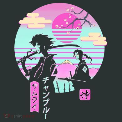 Retro Samurai Chillhop Anime Infant Baby Jersey Bodysuit