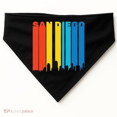 Retro San Diego USA-Made Doggie Bandana