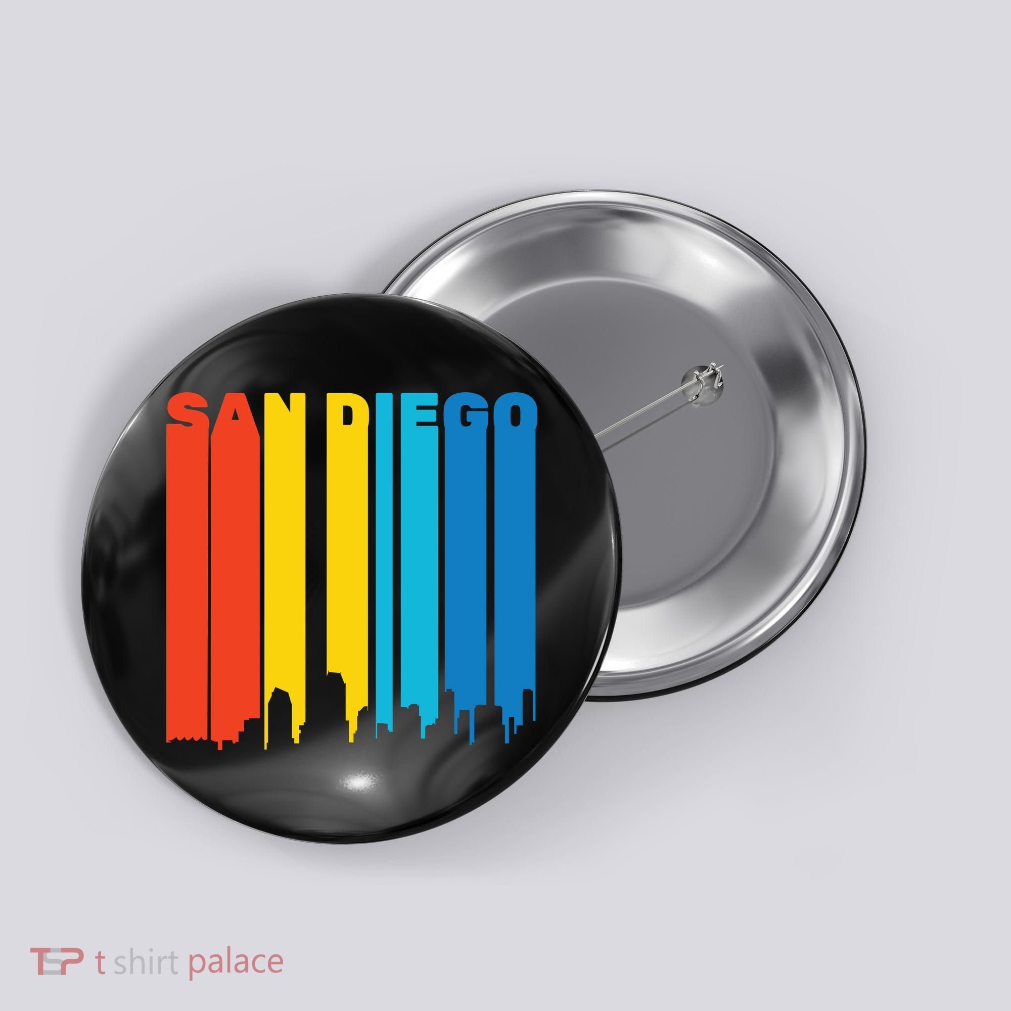 Retro San Diego Button