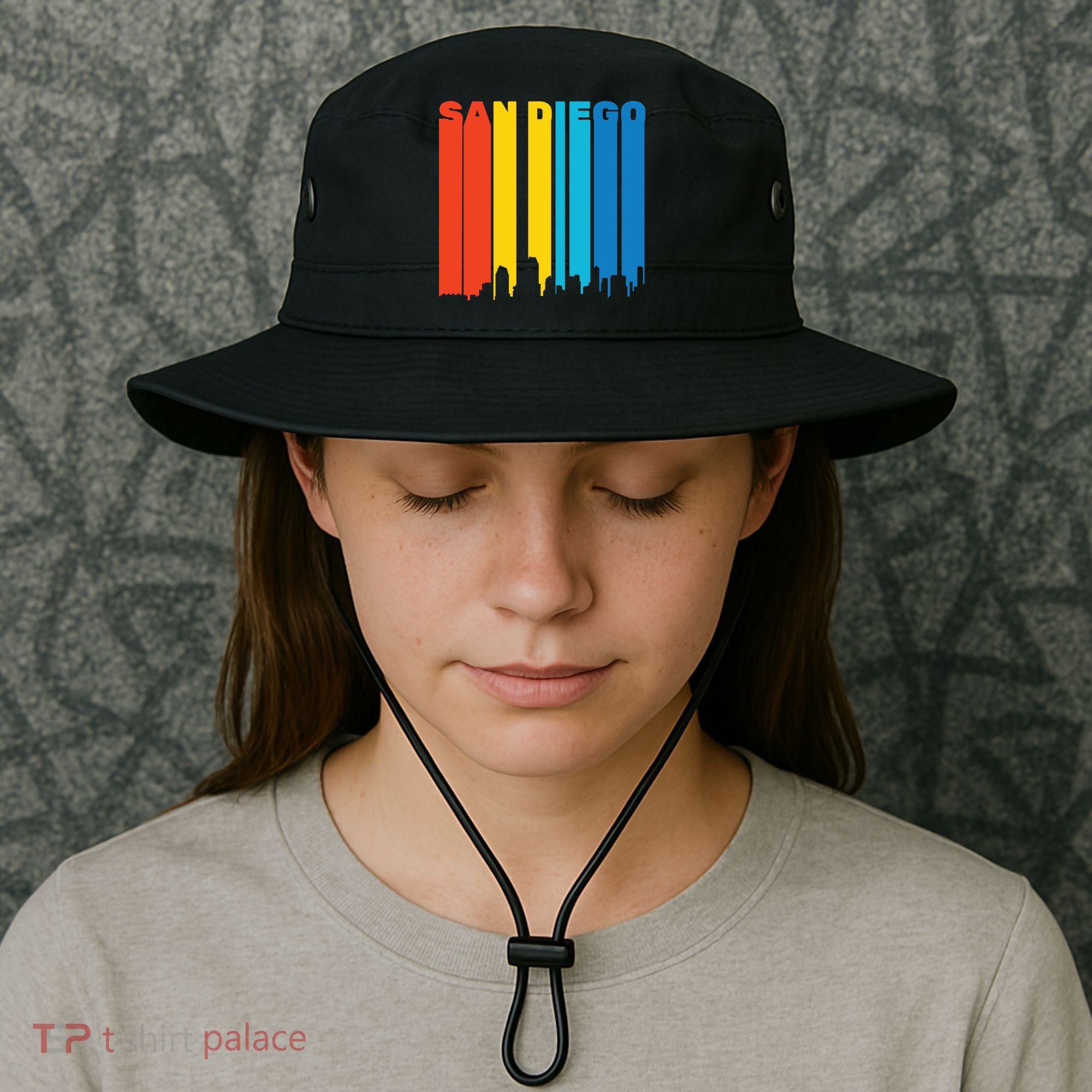 Retro San Diego Bucket Hat