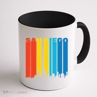 Retro San Diego Coffee Mug thumb 1