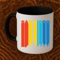 Retro San Diego Coffee Mug thumb 2
