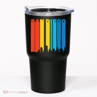Retro San Diego Tumbler