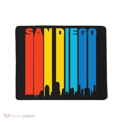 Retro San Diego Mousepad