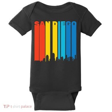 Retro San Diego Baby Bodysuit