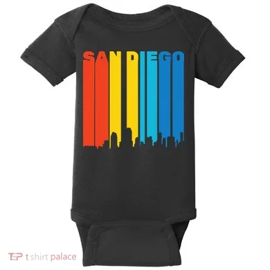 Retro San Diego Baby Bodysuit