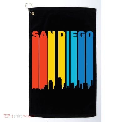 Retro San Diego Golf Towel