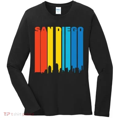 Retro San Diego Women's Long Sleeve Shirt
