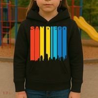 Retro San Diego Kids Hoodie thumb 3