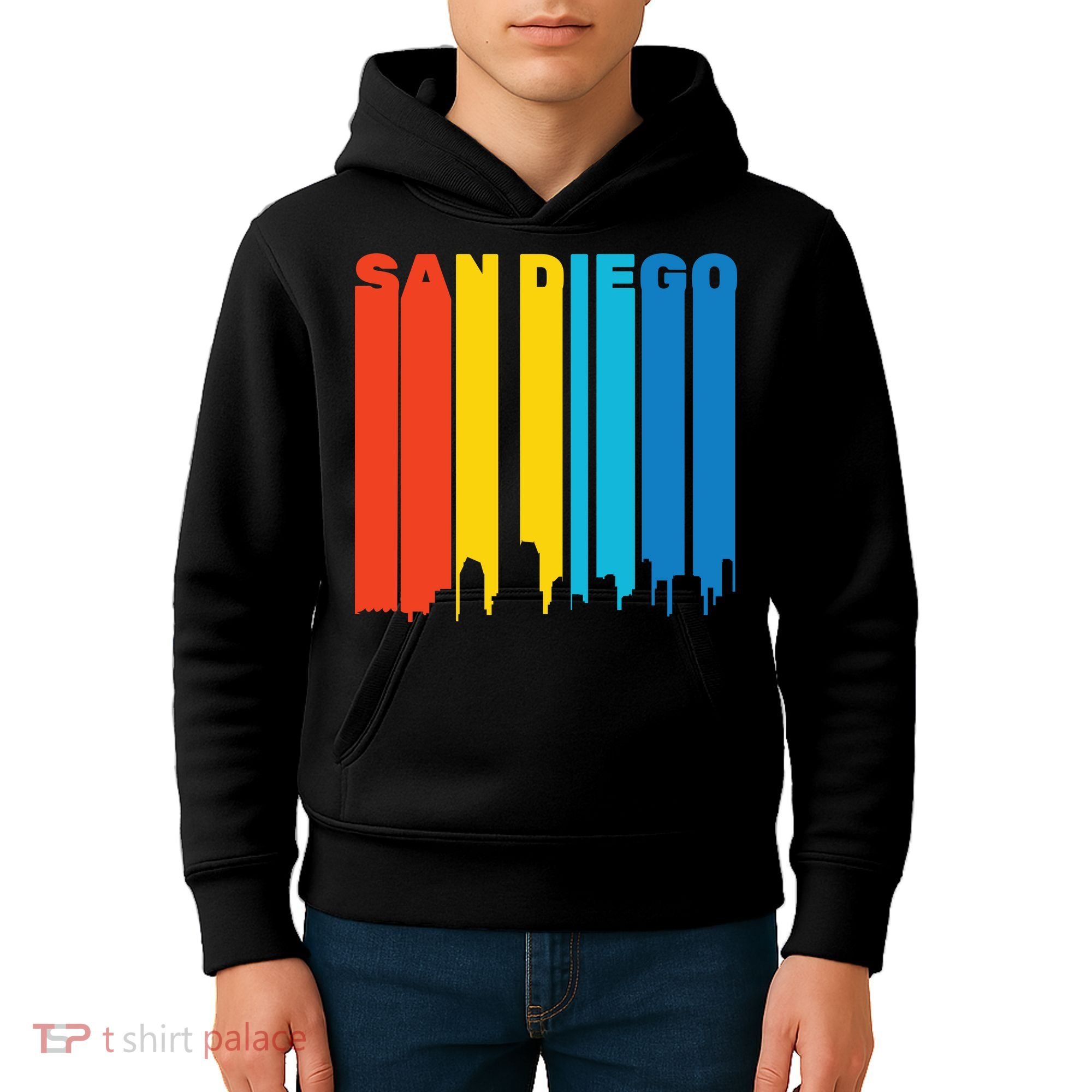 Retro San Diego Kids Hoodie