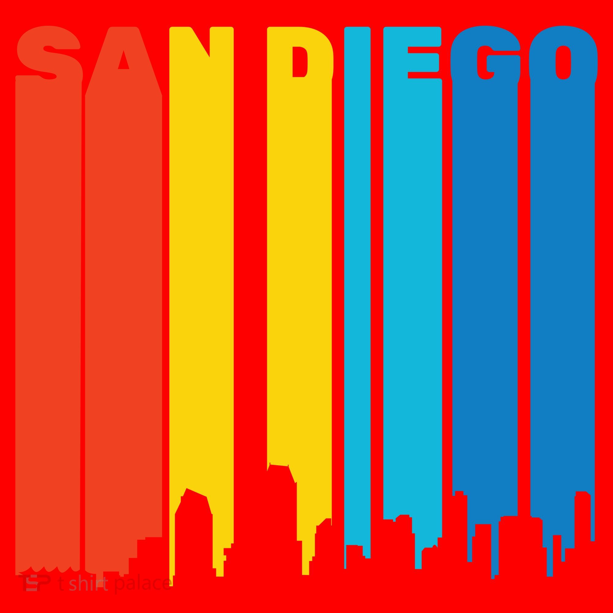 Retro San Diego Santa Hat
