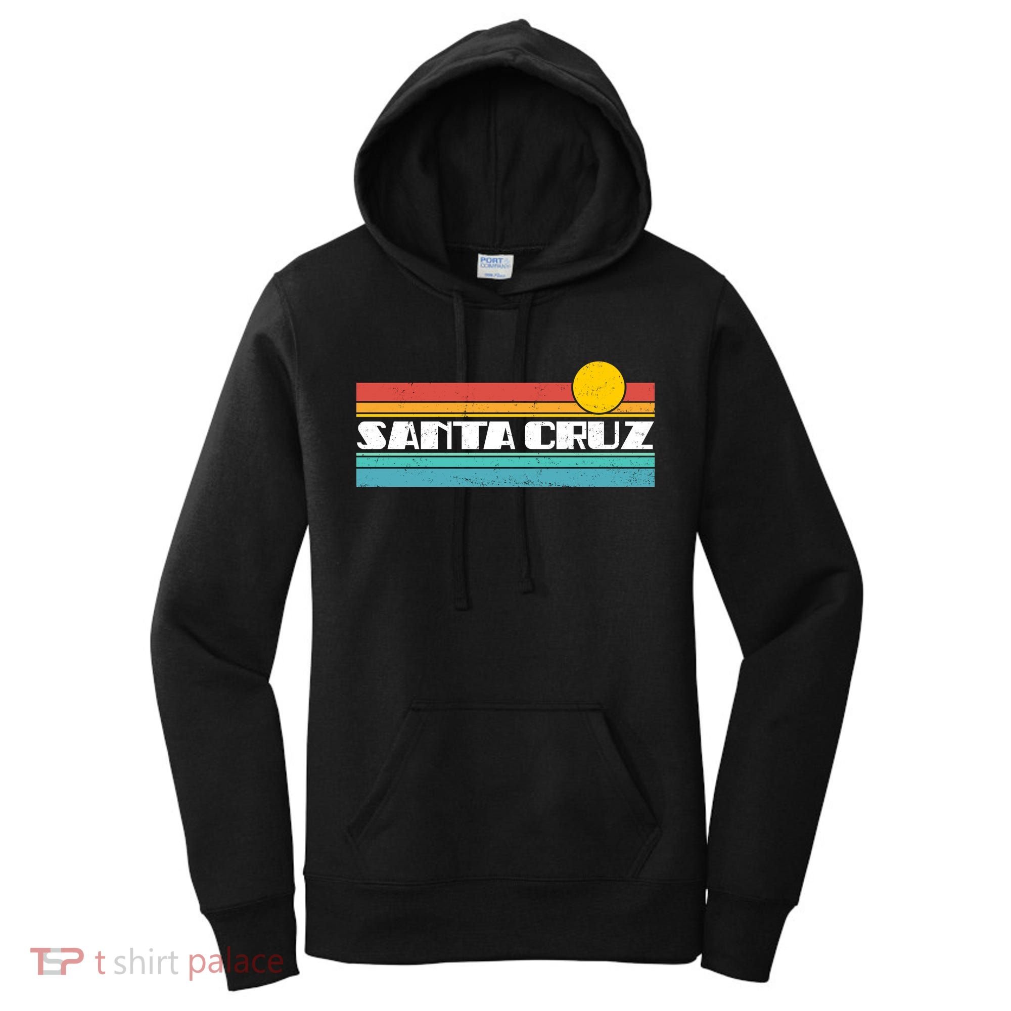 Retro Santa Cruz Strip Logo Women's Hoodie
