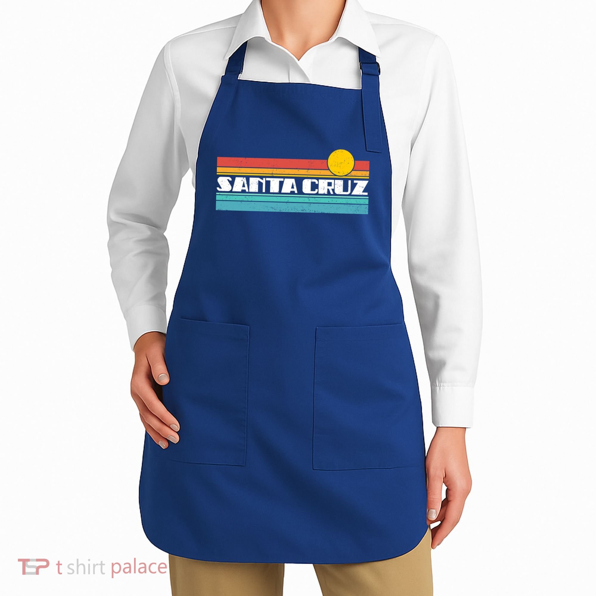 Retro Santa Cruz Strip Logo Apron