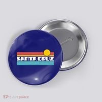 Retro Santa Cruz Strip Logo Button thumb 0