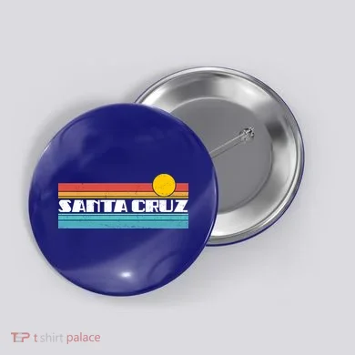 Retro Santa Cruz Strip Logo Button