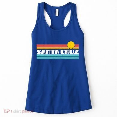 Retro Santa Cruz Strip Logo Women's Tank Top