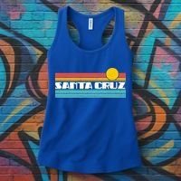 Retro Santa Cruz Strip Logo Women's Tank Top thumb 3
