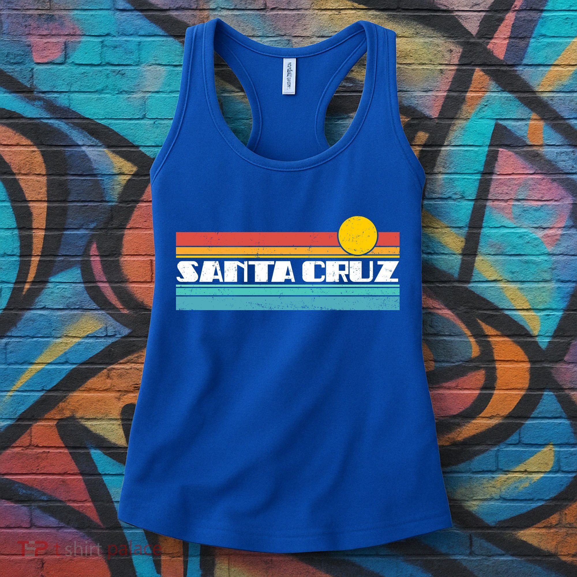 Retro Santa Cruz Strip Logo Women's Tank Top