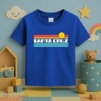 Retro Santa Cruz Strip Logo Toddler T-Shirt thumb 3