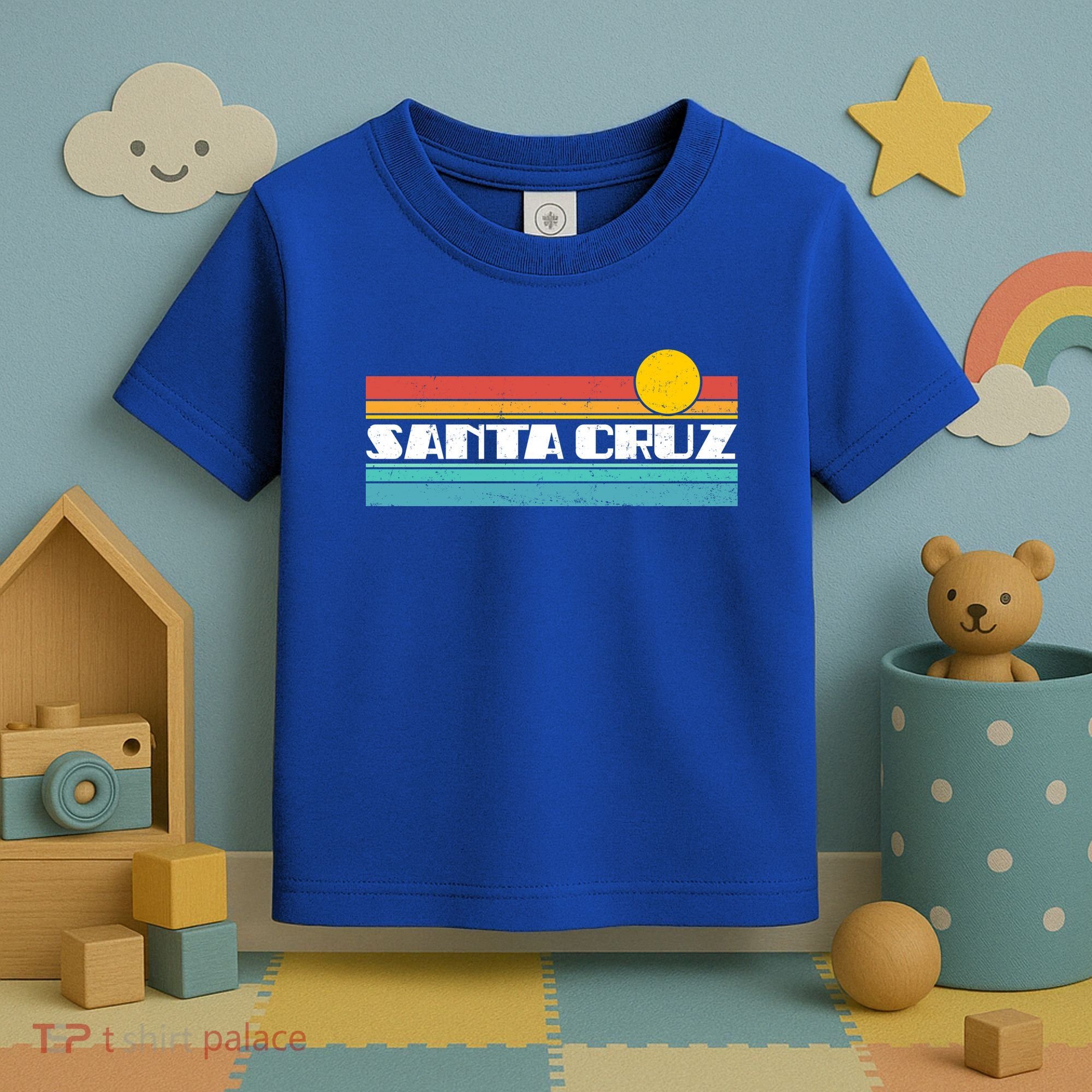 Retro Santa Cruz Strip Logo Toddler T-Shirt