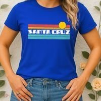 Retro Santa Cruz Strip Logo Women's T-Shirt thumb 2