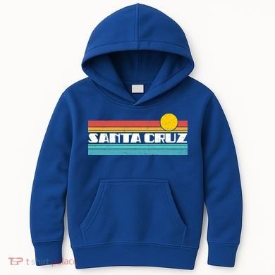 Retro Santa Cruz Strip Logo Kids Hoodie