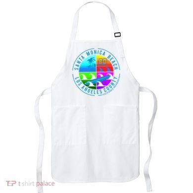 Retro Santa Monica Beach Apron
