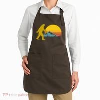 Retro Sasquatch Mountain Sunset Apron thumb 2