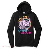 Retro Save the Chubby Unicorn Rhino Women's Hoodie thumb 0