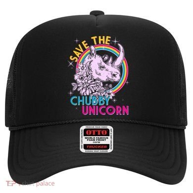 Retro Save the Chubby Unicorn Rhino Hat