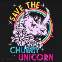 Retro Save the Chubby Unicorn Rhino Toddler Hoodie thumb 2