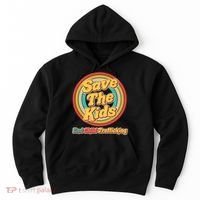 Retro Save The Kids End Child Trafficking Hoodie thumb 0
