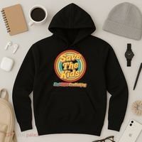 Retro Save The Kids End Child Trafficking Hoodie thumb 3
