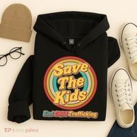 Retro Save The Kids End Child Trafficking Hoodie thumb 4