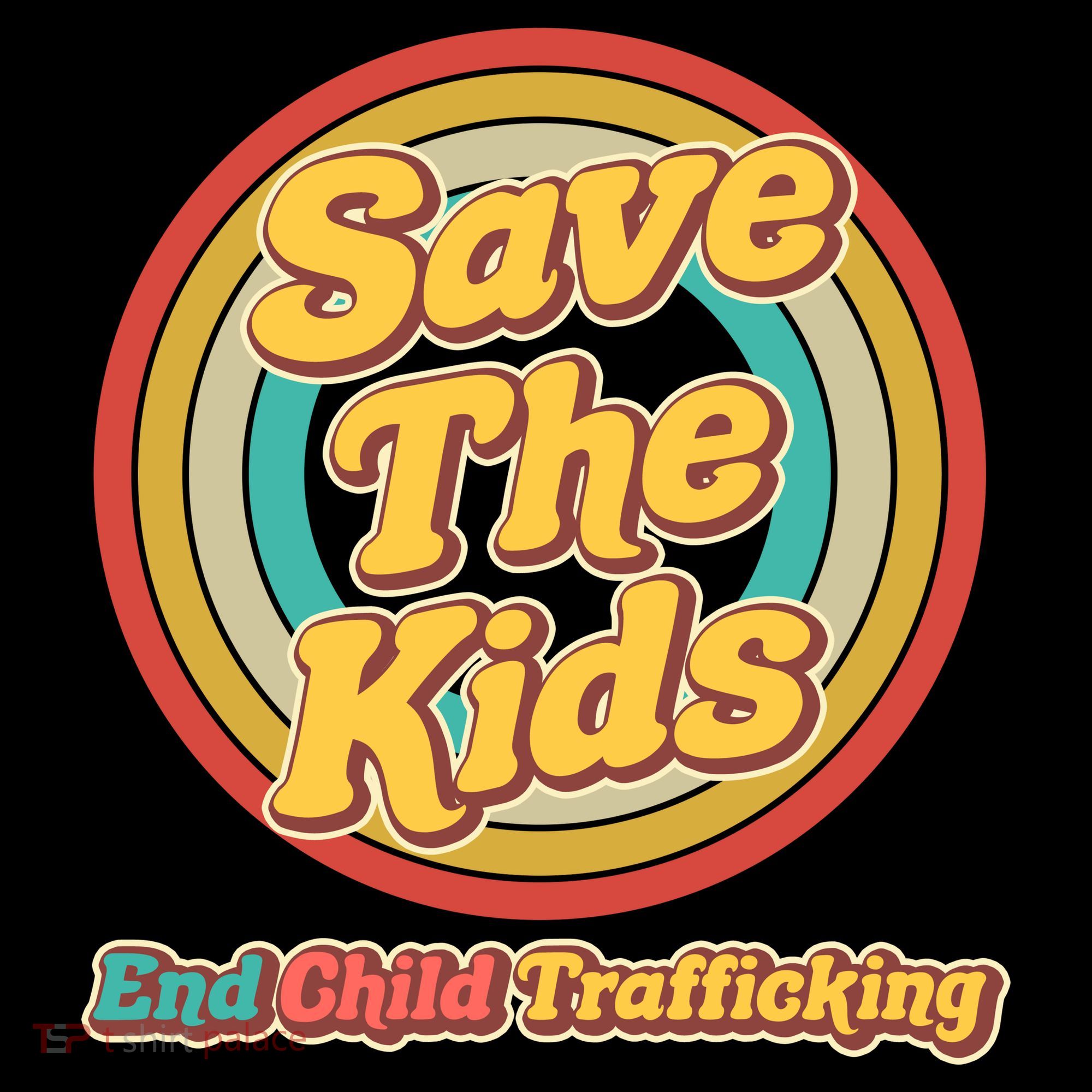 Retro Save The Kids End Child Trafficking Hoodie