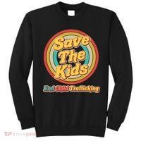 Retro Save The Kids End Child Trafficking Sweatshirt thumb 0