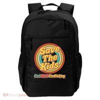 Retro Save The Kids End Child Trafficking Backpack thumb 0