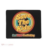 Retro Save The Kids End Child Trafficking Mousepad thumb 0