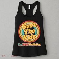 Retro Save The Kids End Child Trafficking Women's Tank Top thumb 3