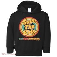 Retro Save The Kids End Child Trafficking Toddler Hoodie thumb 0