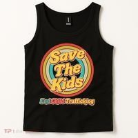 Retro Save The Kids End Child Trafficking Tank Top thumb 2