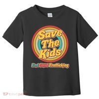Retro Save The Kids End Child Trafficking Toddler T-Shirt thumb 0