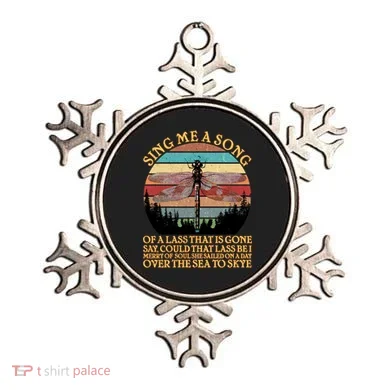 Retro Say Me A Song Dragonfly Sunset Ornament