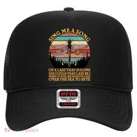 Retro Say Me A Song Dragonfly Sunset Hat thumb 0